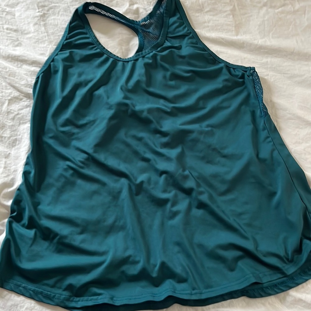 Ictive tank top in dark green
